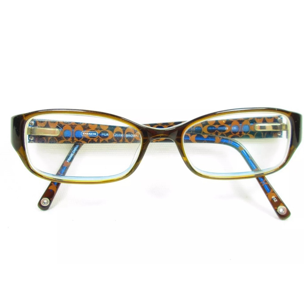 Coach Nuala Brown Prescription Glasses w/case